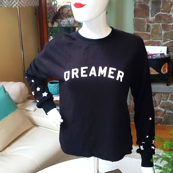 Spiritual Gangster Tops - Spiritual Gangster black Dreamer sweatshirt small